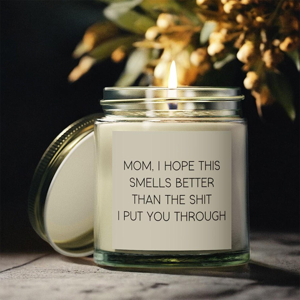 Custom Funny Mom Candle Perfect Gift for Mom Grandma Mother's Day Gift Ideas