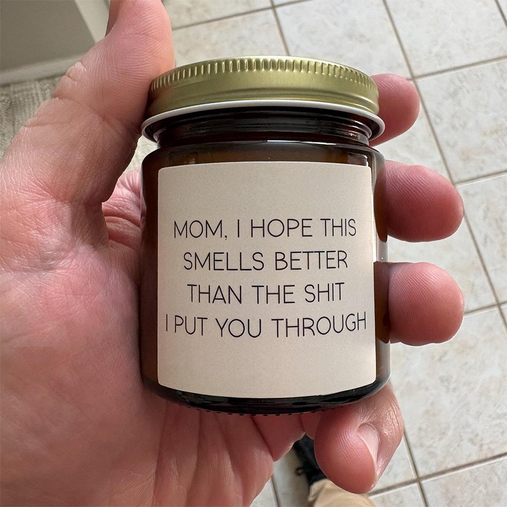 Custom Funny Mom Candle Perfect Gift for Mom Grandma Mother's Day Gift Ideas