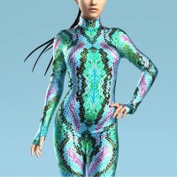Dragon Snake Costume Performance Festival Bodysuit for Women Perfect Halloween Gift Ideas 