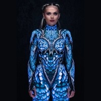Dragon Bodysuit Costume for Women Perfect Rave Festival Halloween Gift Ideas 