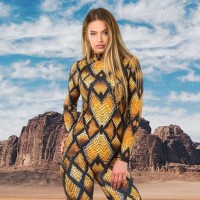 Snake Skin Festival Costume Bodysuit for Women Perfect Rave Party Halloween Gift