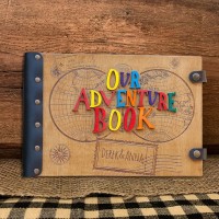 Our Adventure Book Personalized Wood Photo Album For Christmas Valentine's Day Anniversary Gift Ideas