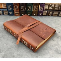 Our Adventure Book Personalized Leather Travel Photo Album For Christmas Valentine's Day Anniversary Gift Ideas