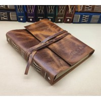 Our Adventure Book Personalized Leather Travel Photo Album For Christmas Valentine's Day Anniversary Gift Ideas
