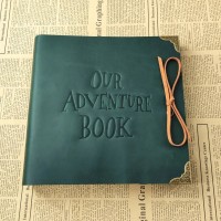 Our Adventure Book Personalized Leather Photo Album For Christmas Valentine's Day Anniversary Gift Ideas