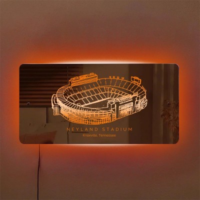 Neyland Stadium Mirror Light Unique Game Day and Christmas Gift for Sports Lovers