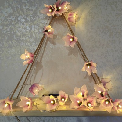Handmade Bluebell Fairy Lights Romantic Floral String Lights for Bedroom Wedding and Christmas Gift Idea